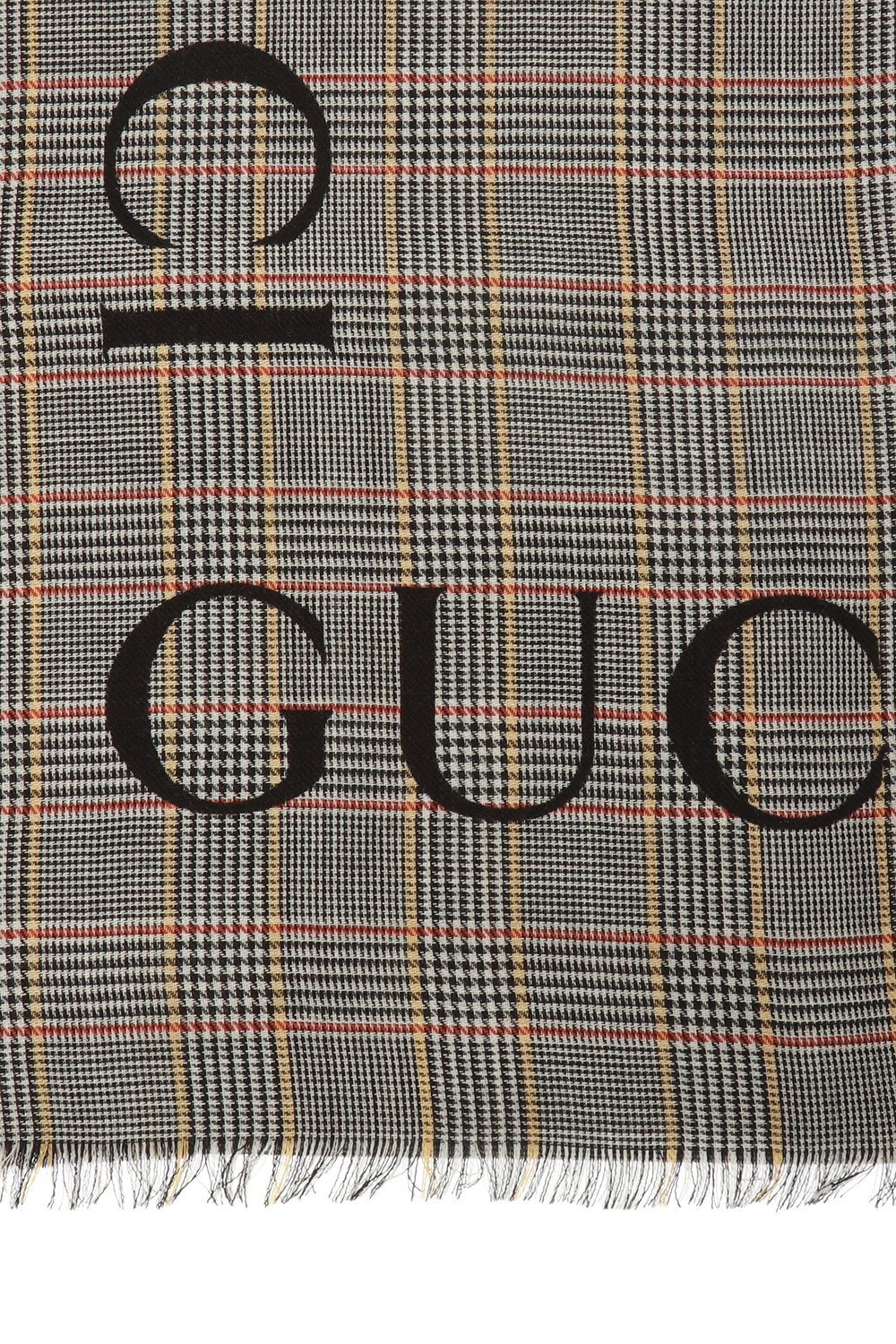 Gucci Patterned Padlock scarf